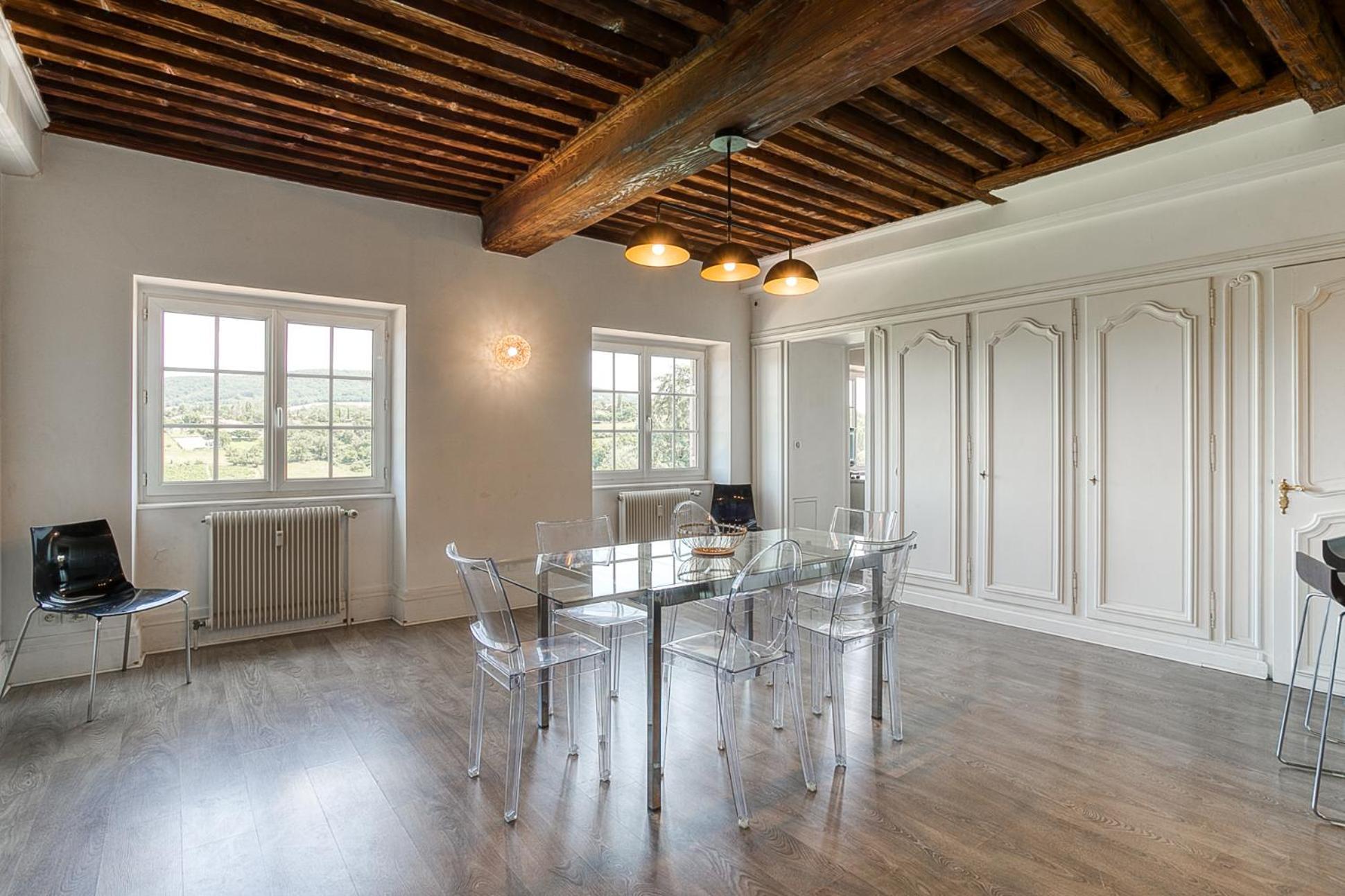 Sejourner Au Chateau De La Roue Grand Appartement Lissieu Extérieur photo