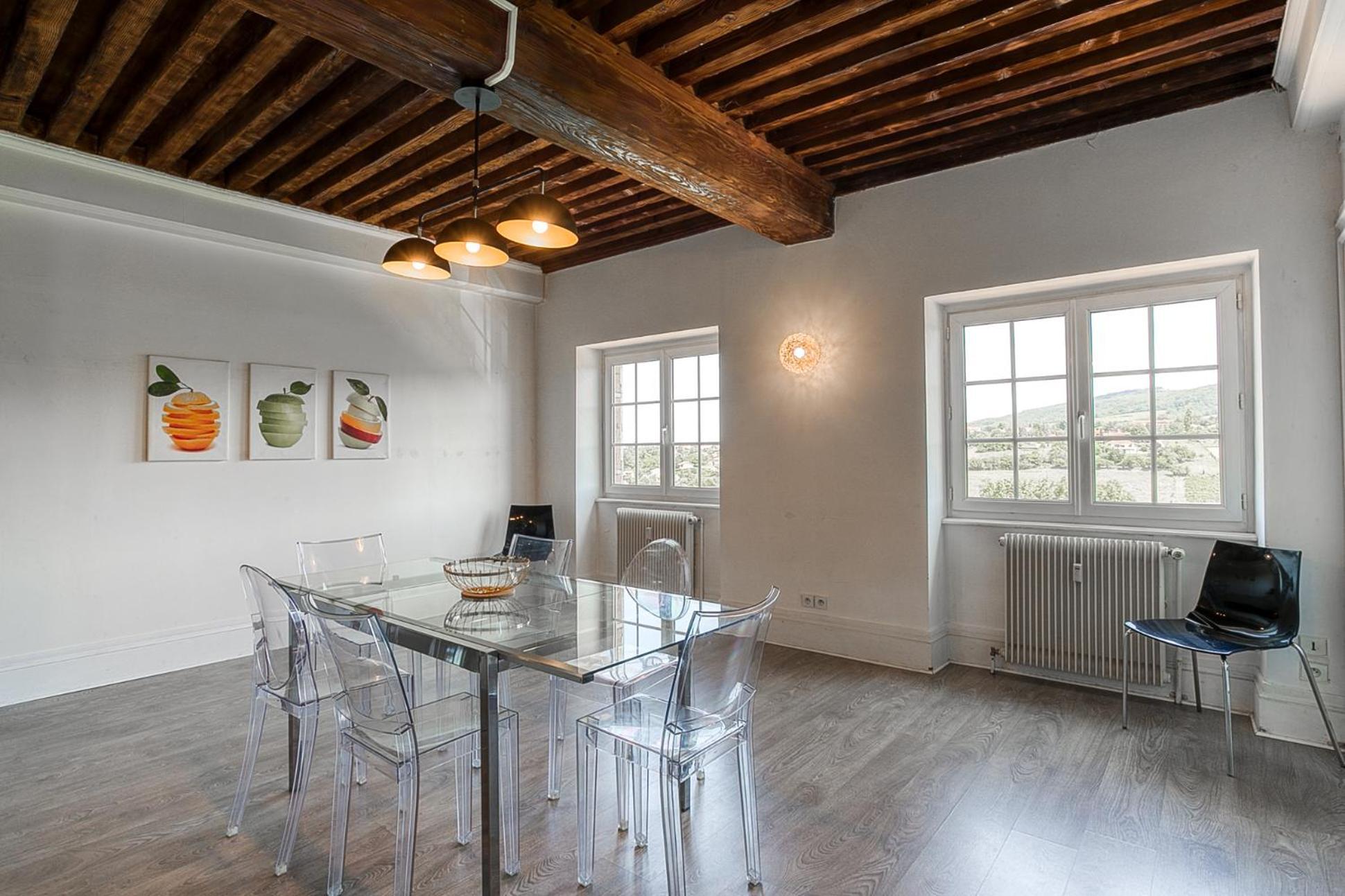 Sejourner Au Chateau De La Roue Grand Appartement Lissieu Extérieur photo