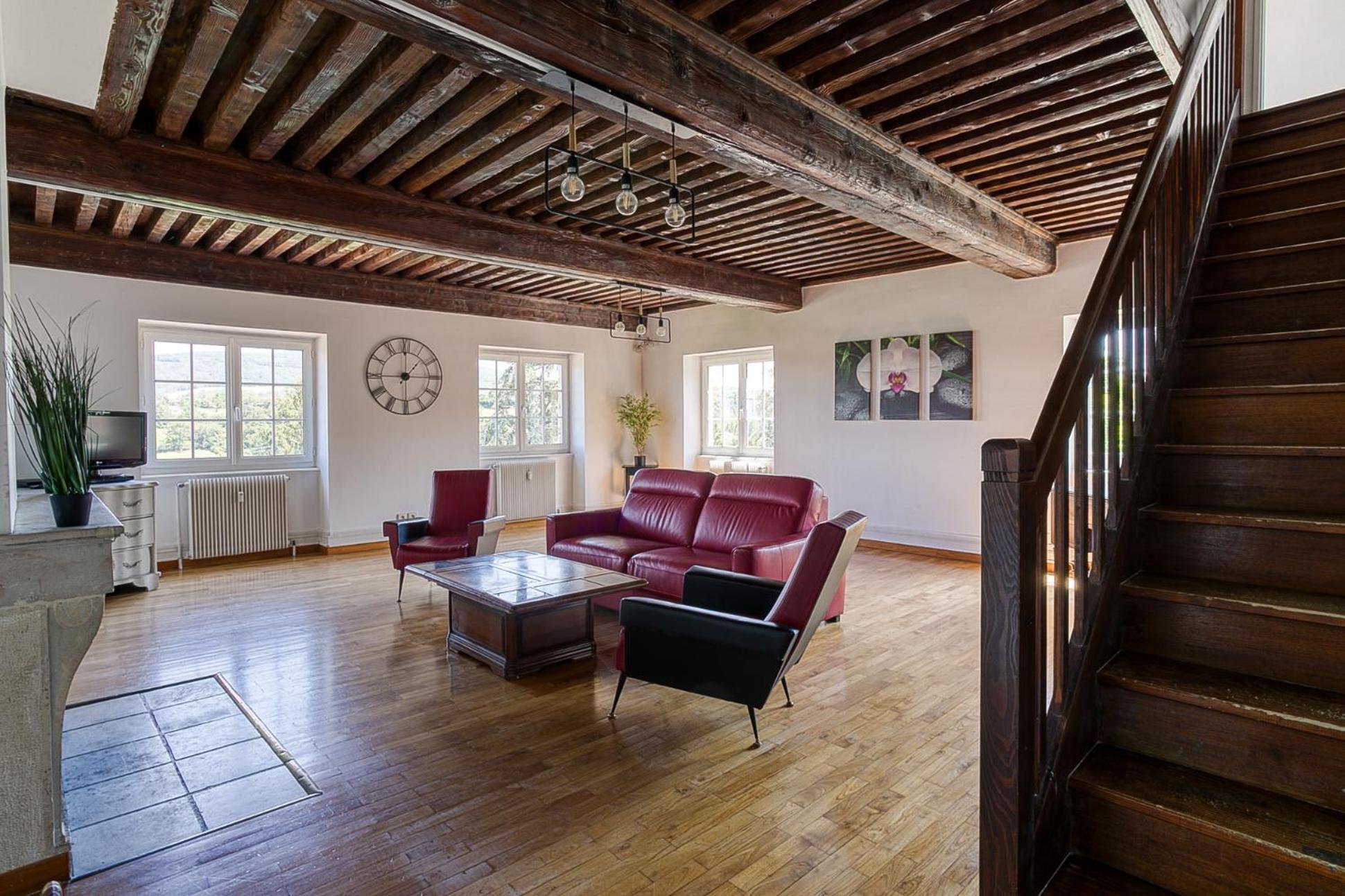 Sejourner Au Chateau De La Roue Grand Appartement Lissieu Extérieur photo